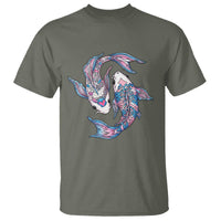 Transgender Ally Koi Fish T Shirt Funny Japanese Art Graphic