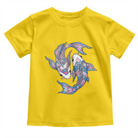 Transgender Ally Koi Fish Toddler T Shirt Funny Japanese Art Graphic