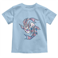 Transgender Ally Koi Fish Toddler T Shirt Funny Japanese Art Graphic
