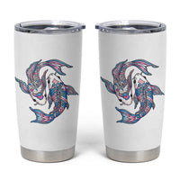 Transgender Ally Koi Fish Tumbler Cup Funny Japanese Art Graphic
