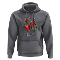 Rainbow Koi Fish LGBTQ Pride Hoodie Colorful Japanese Carp