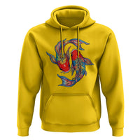 Rainbow Koi Fish LGBTQ Pride Hoodie Colorful Japanese Carp