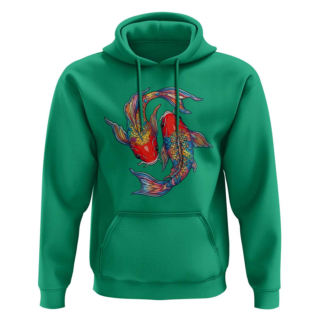 Rainbow Koi Fish LGBTQ Pride Hoodie Colorful Japanese Carp