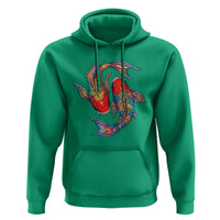 Rainbow Koi Fish LGBTQ Pride Hoodie Colorful Japanese Carp