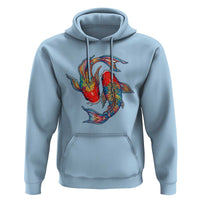 Rainbow Koi Fish LGBTQ Pride Hoodie Colorful Japanese Carp