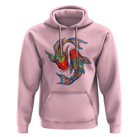 Rainbow Koi Fish LGBTQ Pride Hoodie Colorful Japanese Carp