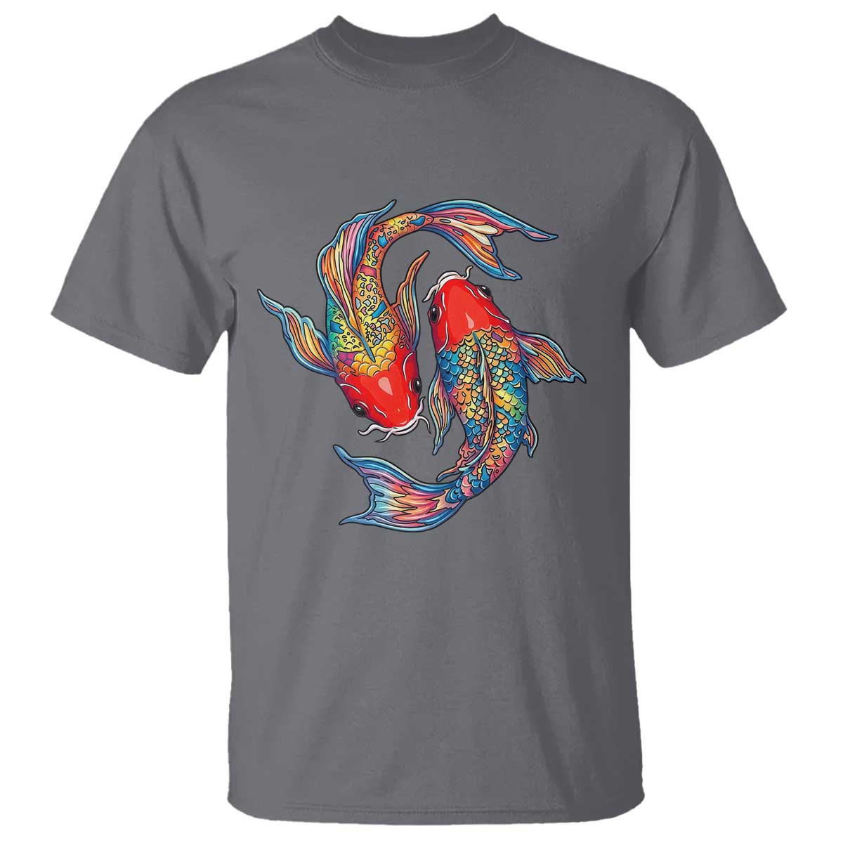 Rainbow Koi Fish LGBTQ Pride T Shirt Colorful Japanese Carp