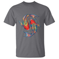 Rainbow Koi Fish LGBTQ Pride T Shirt Colorful Japanese Carp