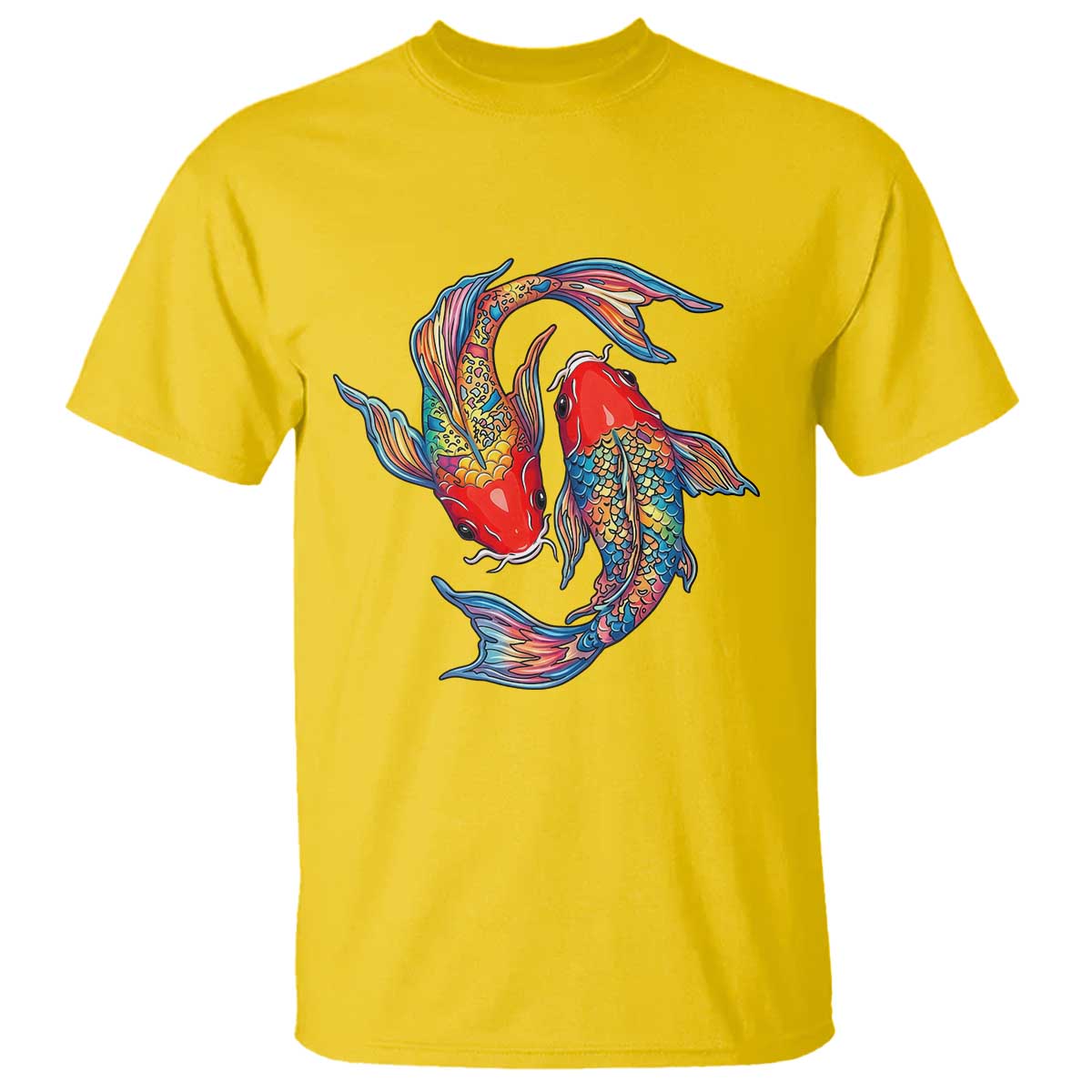 Rainbow Koi Fish LGBTQ Pride T Shirt Colorful Japanese Carp