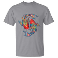 Rainbow Koi Fish LGBTQ Pride T Shirt Colorful Japanese Carp