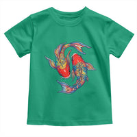 Rainbow Koi Fish LGBTQ Pride Toddler T Shirt Colorful Japanese Carp