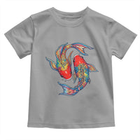 Rainbow Koi Fish LGBTQ Pride Toddler T Shirt Colorful Japanese Carp