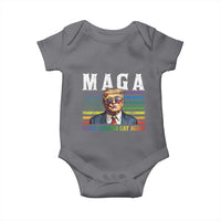 Make America Gay Again Baby Onesie LGBTQ Political Satire