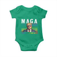 Make America Gay Again Baby Onesie LGBTQ Political Satire