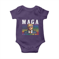 Make America Gay Again Baby Onesie LGBTQ Political Satire