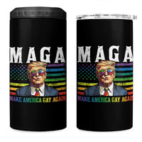 Make America Gay Again 4 in 1 Can Cooler Tumbler LGBTQ Political Satire
