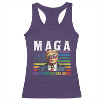Make America Gay Again Racerback Tank Top LGBTQ Political Satire