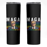 Make America Gay Again Skinny Tumbler LGBTQ Political Satire
