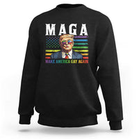 Make America Gay Again Sweatshirt LGBTQ Political Satire