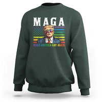 Make America Gay Again Sweatshirt LGBTQ Political Satire