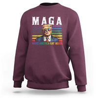 Make America Gay Again Sweatshirt LGBTQ Political Satire