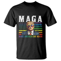 Make America Gay Again T Shirt LGBTQ Political Satire