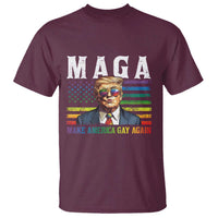 Make America Gay Again T Shirt LGBTQ Political Satire