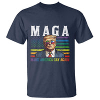 Make America Gay Again T Shirt LGBTQ Political Satire