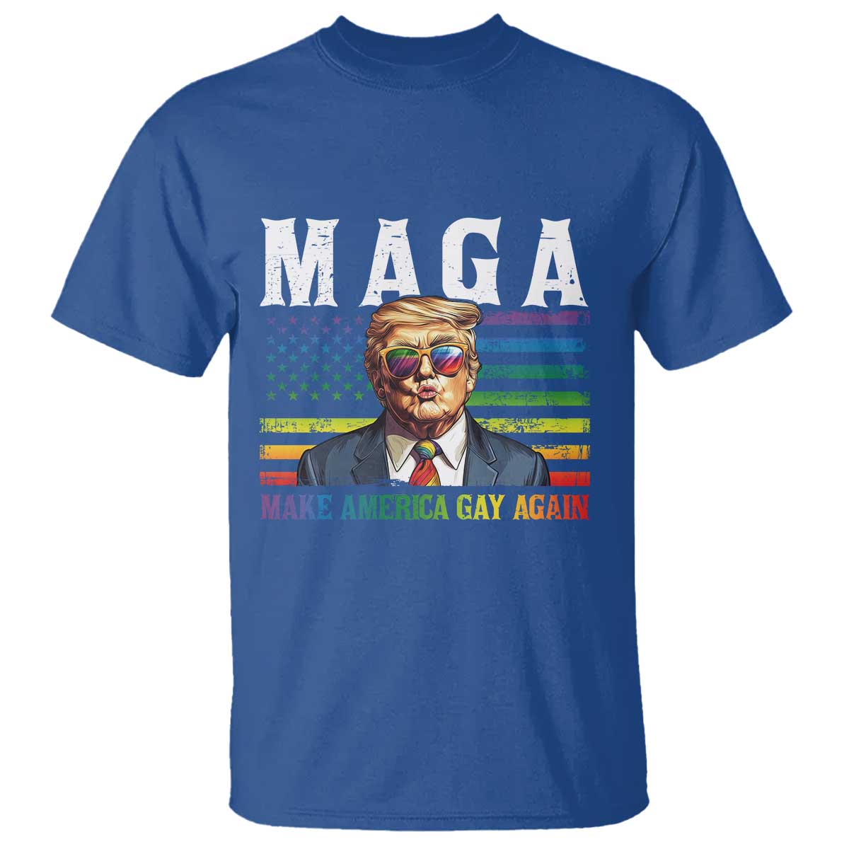 Make America Gay Again T Shirt LGBTQ Political Satire