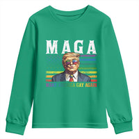 Make America Gay Again Youth Sweatshirt LGBTQ Political Satire