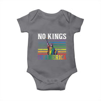 No Kings In America LGBT Pride Baby Onesie Anti Authoritarian Political