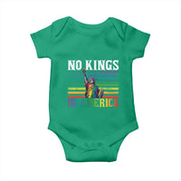 No Kings In America LGBT Pride Baby Onesie Anti Authoritarian Political