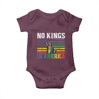 No Kings In America LGBT Pride Baby Onesie Anti Authoritarian Political