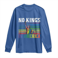 No Kings In America LGBT Pride Long Sleeve Shirt Anti Authoritarian Political