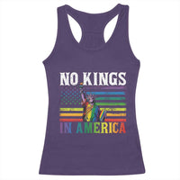 No Kings In America LGBT Pride Racerback Tank Top Anti Authoritarian Political