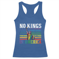 No Kings In America LGBT Pride Racerback Tank Top Anti Authoritarian Political