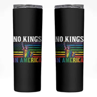 No Kings In America LGBT Pride Skinny Tumbler Anti Authoritarian Political