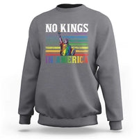 No Kings In America LGBT Pride Sweatshirt Anti Authoritarian Political
