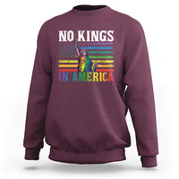 No Kings In America LGBT Pride Sweatshirt Anti Authoritarian Political
