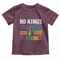 No Kings In America LGBT Pride Toddler T Shirt Anti Authoritarian Political