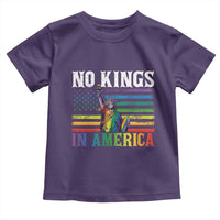 No Kings In America LGBT Pride Toddler T Shirt Anti Authoritarian Political
