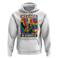 Funny Patriotic LGBT Graphic Hoodie No Kings In America