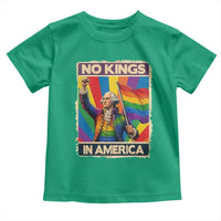 Funny Patriotic LGBT Graphic Toddler T Shirt No Kings In America