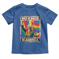 Funny Patriotic LGBT Graphic Toddler T Shirt No Kings In America