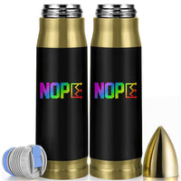 Nope No Kings Graphic Bullet Tumbler Humorous Political Gift