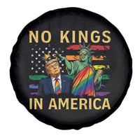 No Kings In America Statue Of Liberty Pride Spare Tire Cover Humorous Political Gift