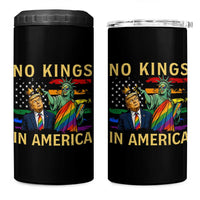 No Kings In America Statue Of Liberty Pride 4 in 1 Can Cooler Tumbler Humorous Political Gift