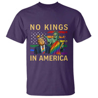 No Kings In America Statue Of Liberty Pride T Shirt Humorous Political Gift
