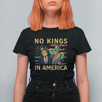 No Kings In America Statue Of Liberty Pride T Shirt For Women Humorous Political Gift