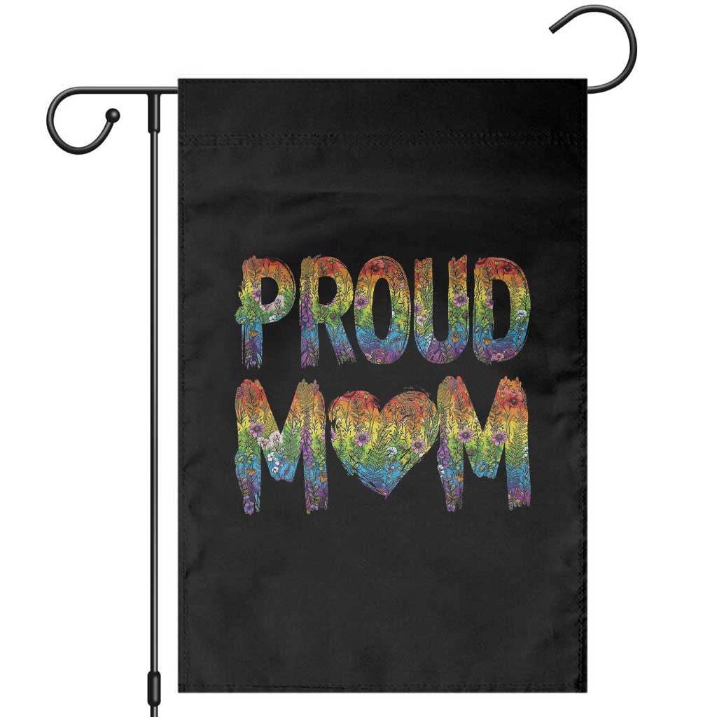 Proud Mom LGBTQ Human Rights Support Garden Flag